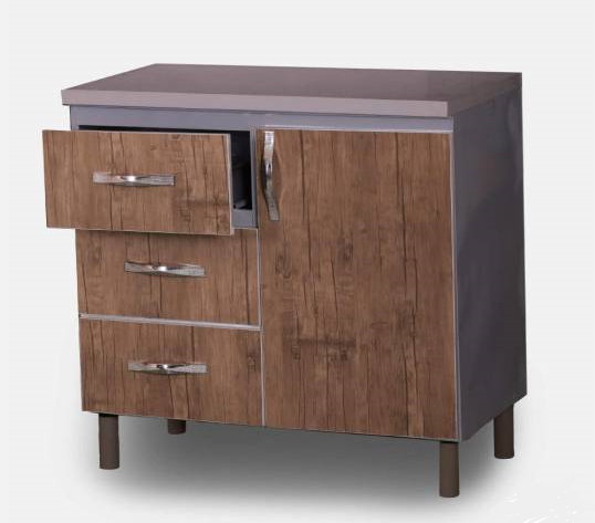 کابینت ۳ کشو وتک درب