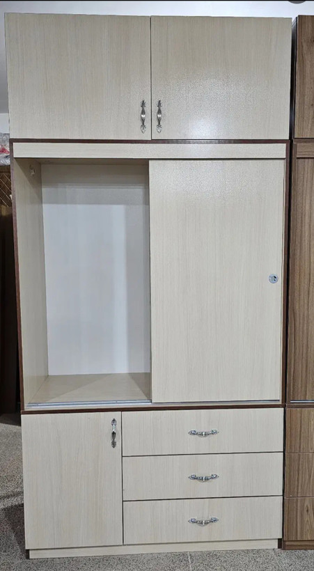 کمددیواری درب ریلی کشودار