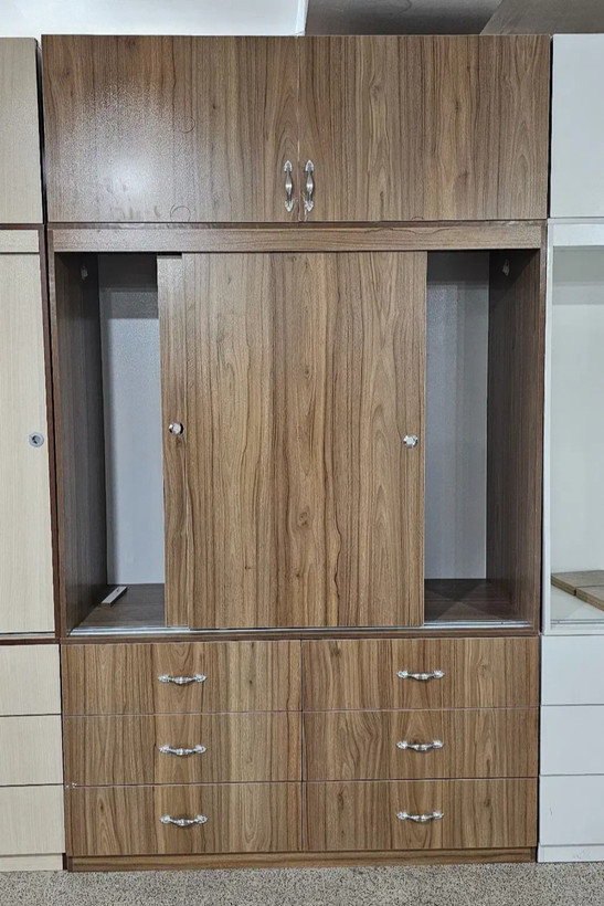 کمددیواری درب ریلی کشودار