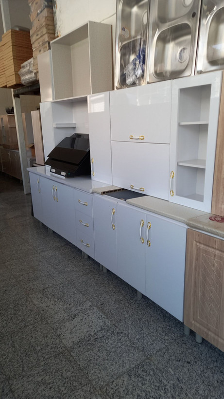 کابینت تمام mdf هایگلاس سفید